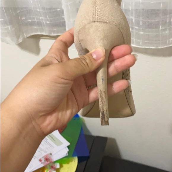 Aldo Keshaa Cable Knit Sock Bootie Heel in Bone - Picture 4 of 8